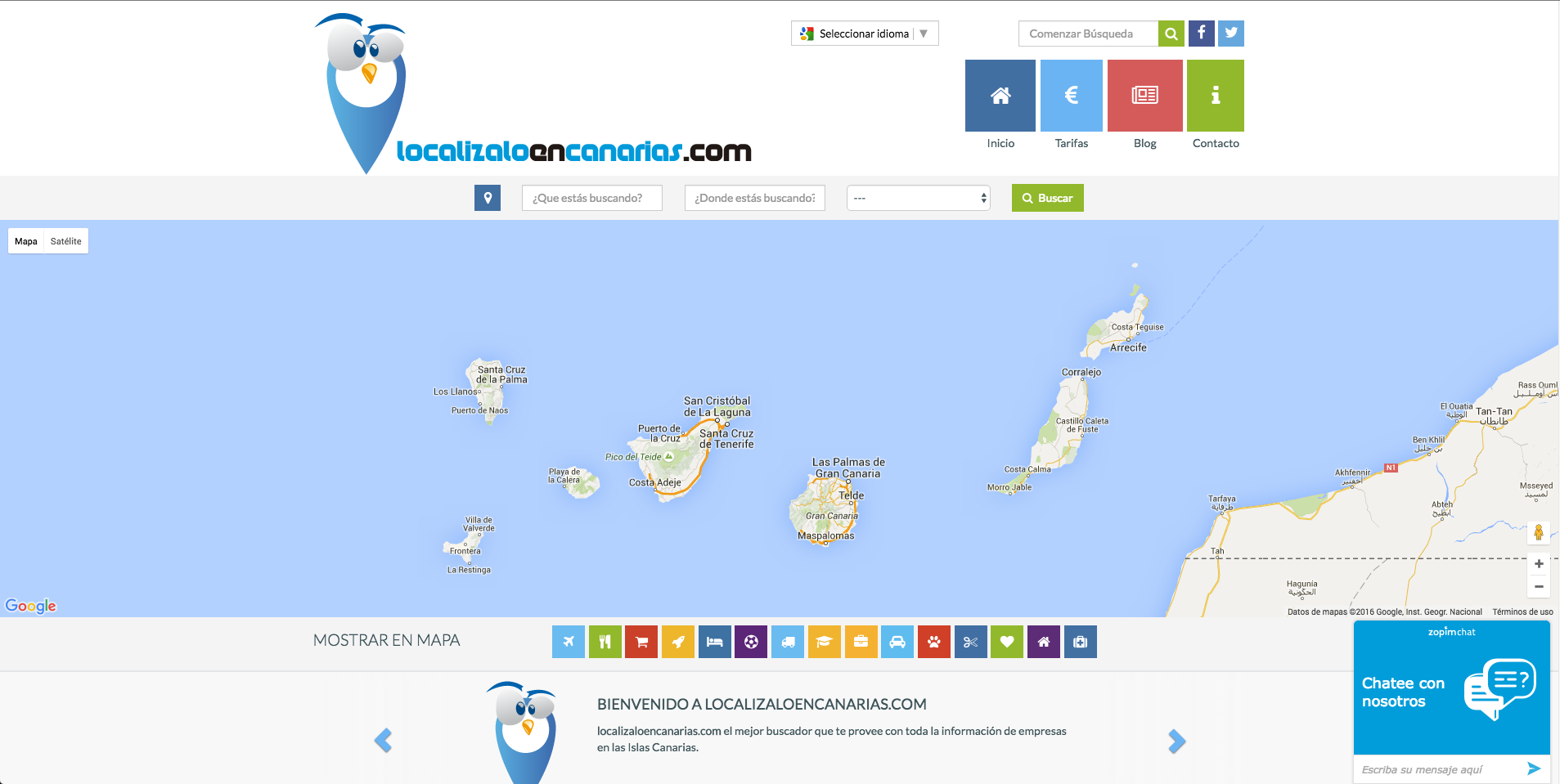 Localízalo en Canarias