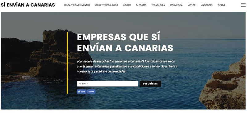 Sí envían a Canarias